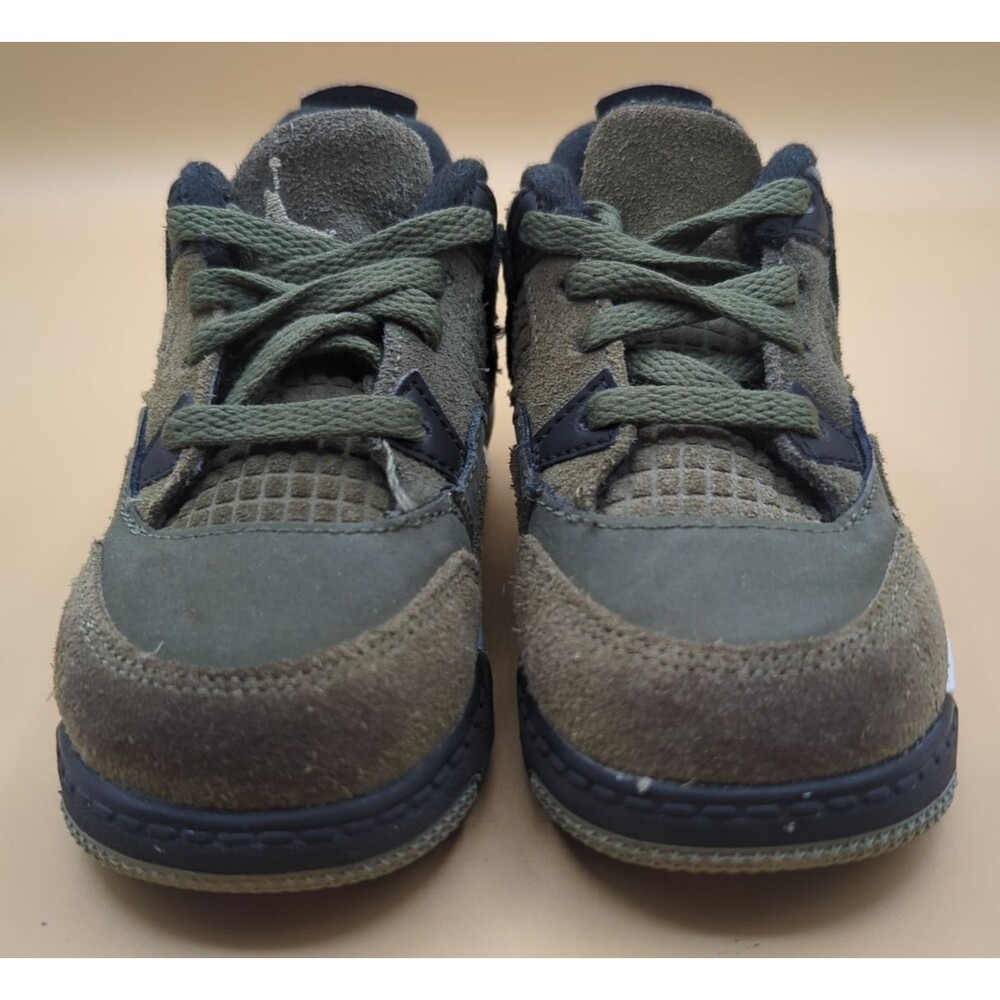 Nike Air Jordan 4 Retro SE Craft Medium Olive TD Size 8C FB9930-200 - Picture 6 of 11